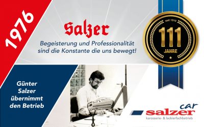 1976 Günter Salzer übernimmt den Betrieb