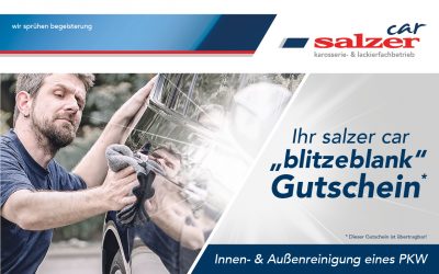 Ihr salzer car “blitzeblank” Gutschein